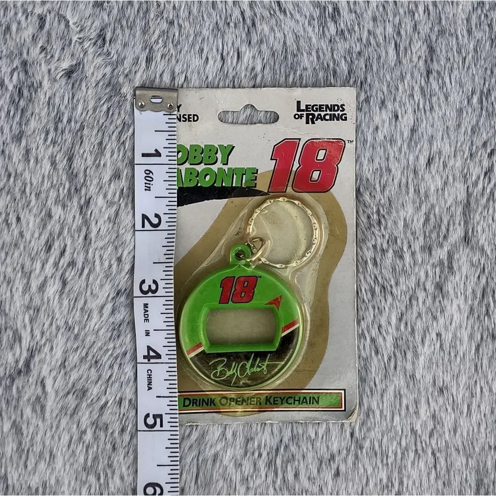 Legends of Racing Bobby‎ Labonte #18 Drink Opener Keychain